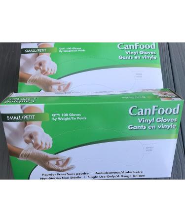Vinyl Powder Free Glove Small Pack of 2 100 x2 200 Pcs - Buy Online on GoSupps.com