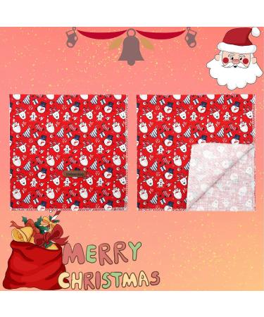 Lionheart Glory Dog Christmas Neckerchief - Washable Soft Cotton Adjustable Kerchief for Large Dogs - Pink Santa Claus Design - Buy Online on GoSupps.com