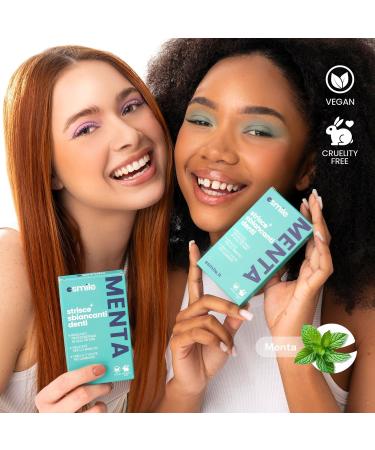 ESMILE 28 Bande Blanchiment Dentaire la Menthe 14 Teeth Whitening Strips Traitements | Gel Blanchiment Dentaire Sans Peroxyde | Patch Blanchiment Dentaire Dents Blanches en 7 Jours - Buy Online on GoSupps.com