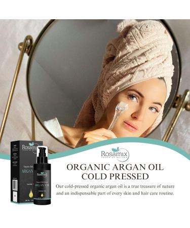 Organic Moroccan Argan Oil - 100% Pure Cold Pressed for Skin Hair Face Body Scalp & Nails | Best for Dry & Damaged Hair - Shop Internationally - Buy Online on GoSupps.com