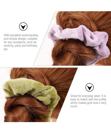 Villcase Acrylic Scrunchie Organizer Stand - 5 Piece Transparent Hair Tie Storage for Girls & Women | Perfect Gift Idea - Buy Online on GoSupps.com
