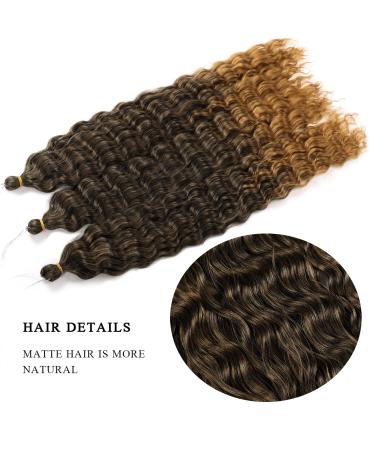 Maysa Ocean Wave Crochet Hair 22 Soft Curly Deep Wave Braiding Extensions (6 Packs) #1BT27 - 22 Inch - Buy Online on GoSupps.com