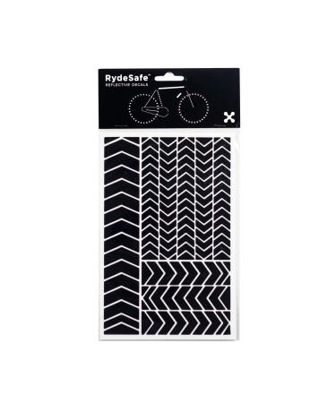 RydeSafe Reflective Decals Chevron Kit Black