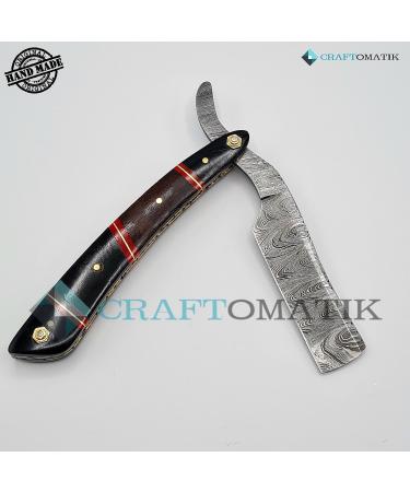 Razor Damascus Steel Men's Gift Set | Handmade Barber Razor DBR56 | Premium Quality for the Perfect Gift - Buy Online on GoSupps.com