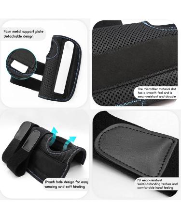 Pyrrhonian Adjustable Wrist Bandage with 3 Stays - Ideal for Arthritis Tendonitis & Sports Protection | S/M Size for Men & Women - Buy Online on GoSupps.com