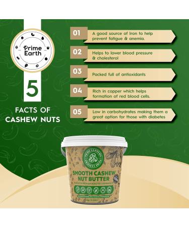 Smooth Cashew Nut butter 1kg (x2) Bundle - Award Winning - Made with Premium Cashew Nuts - Free from Oil Salt & Sugar - Vegan Keto & Paleo Friendly - Produced in Small Batches - Made in The UK - Buy Online on GoSupps.com