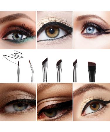 6-Piece Precision Eyeliner Brush Set for Flawless Makeup Application - Buy Online on GoSupps.com
