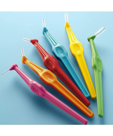 TePe Angle Interdental Brushes - Pink 0.4mm (2-Pack 6 Pieces) | Optimal Oral Care for Healthy Teeth - Buy Online on GoSupps.com