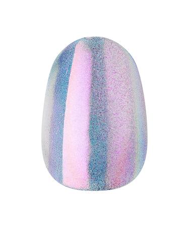Shop KISS Gel Fantasy Press-On Nails - Silver Oval Shape Short Size 28 Nails & Glue Included - Perfect for International Delivery - Buy Online on GoSupps.com