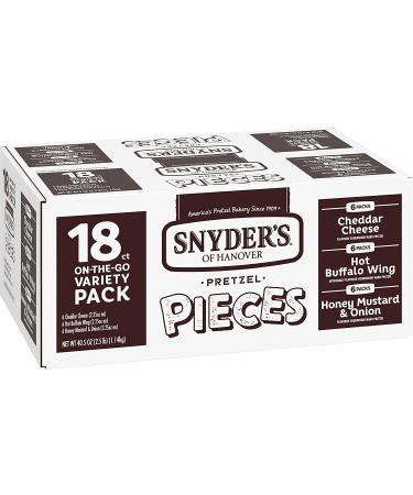 Snyderâ€™s of Hanover Pretzel Pieces Variety Pack - 18 Individual 2.25 oz Bags - Buy Online on GoSupps.com