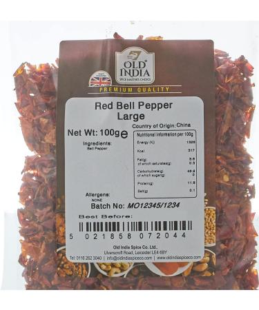 Old India Red Bell Pepper Large 100g - Premium Quality (Pack of 1) - Buy Online on GoSupps.com