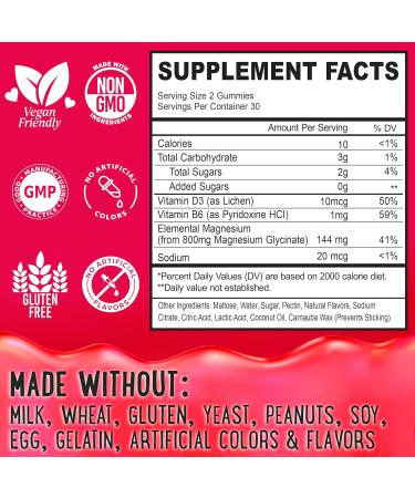 OH MY CHEWY Magnesium + D3K2 Gummies Bundle 2 Bottles (60 Each) Strawberry Banana - Buy Online on GoSupps.com