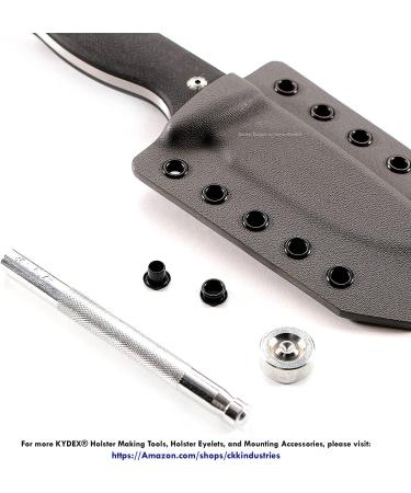 Eyelet Hand Setter (#6) + 100 (#6-9) Black Eyelets Combo Kit for Kydex Holster Making - Buy Online on GoSupps.com