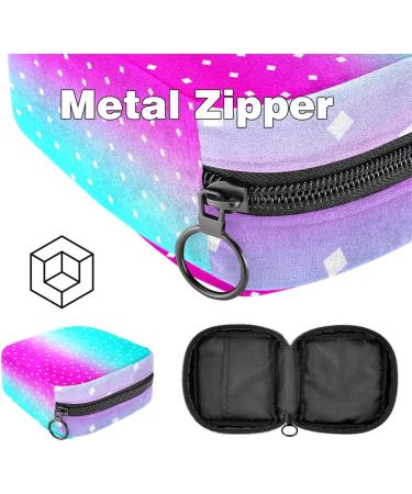 Buy Large Pink & Blue Storage Bags for Women's Bandages Menstrual Cups Panty Liners & Tampons - Glittering Multicolored Designs | International Shipping - Buy Online on GoSupps.com