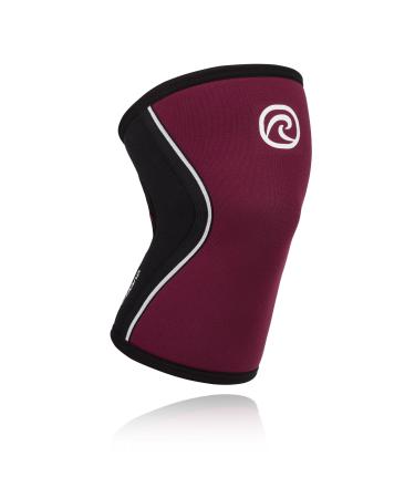 Rehband Men's Rx Knee Brace 5mm Bandage Bordeaux XL