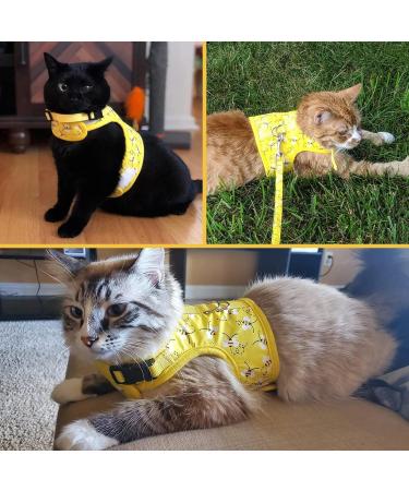 Breakproof 1.3m Retractable Cat Leash & Adjustable Mesh Harness | Reflective Cat Vest for Cats Small Dogs & Rabbits - Buy Online on GoSupps.com