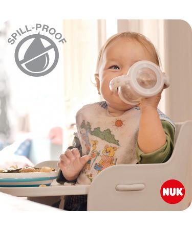 NUK Learner Cup 125ml Stainless Steel - Anti-Colic, Leak-Proof, BPA-Free | 6-18 Months | Pink - Buy Online on GoSupps.com