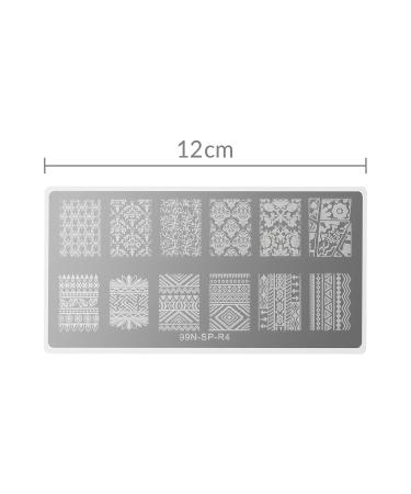 99nails Stamping Plate Rectangle - Mystery | High-Quality Nail Art Tool for Creative Designs - Shop Internationally! - Buy Online on GoSupps.com