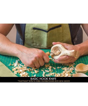 BeaverCraft S13 Spoon Carving Tools Set - 3 Knives in Leather Roll with Strop and Compound - Hook Sloyd & Detail Knife for Right-Handed Carvers - Buy Online on GoSupps.com