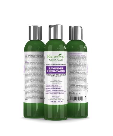 Buy Botanical Green Care Lavender & Cedarwood Conditioner - Thickening Strengthening Hair Growth Treatment for Thinning Hair - Color Safe & International Shipping - Buy Online on GoSupps.com
