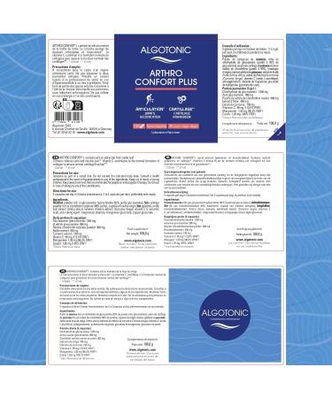 Algotonic - Arthro Confort Plus - Natural Food Supplement for Joints and Cartillages - 150 Capsules - Glucosamine Chondroiti - Buy Online on GoSupps.com