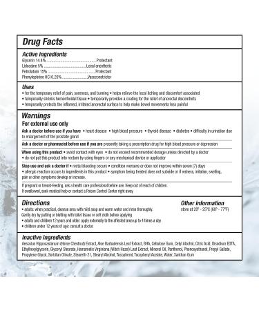 Hemorrhoid Cream with 5% Lidocaine - Rapid Relief Treatment for Pain, Swelling, Bleeding & Itching - Anal Fissures & Hemorrhoids - Buy Online on GoSupps.com