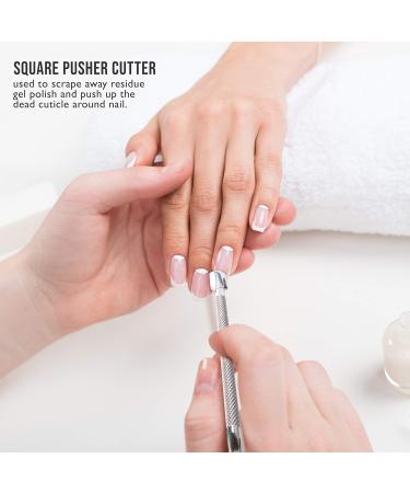 Armiz 2-Piece Nail Shaver Tool Kit | Stainless Steel UV Gel Nail Polish & Cuticle Remover - Perfect for Nail Art - Buy Online on GoSupps.com