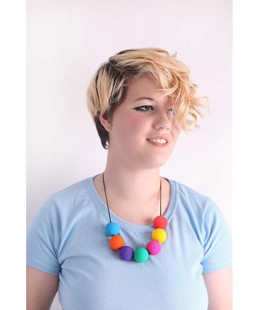 Chewigem Berries Chewing Necklace - Colorful Sensory Necklaces for Kids & Adults | International Shipping Available - Buy Online on GoSupps.com