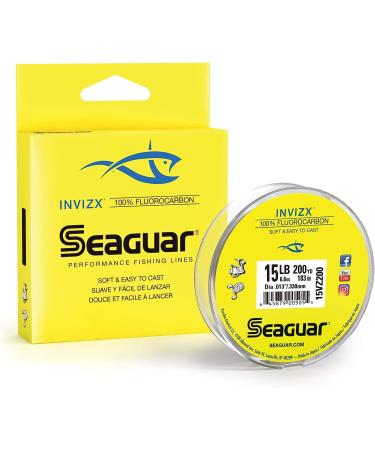 Seaguar InvizX Fluorocarbon Fishing Line - 15lb, 200yd, Clear (15VZ200) - Buy Online on GoSupps.com