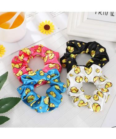 20-Piece Softball Soccer Basketball Hair Scrunchies - Satin Elastic Hair Ties for Women Girls - Softball Style - Buy Online on GoSupps.com