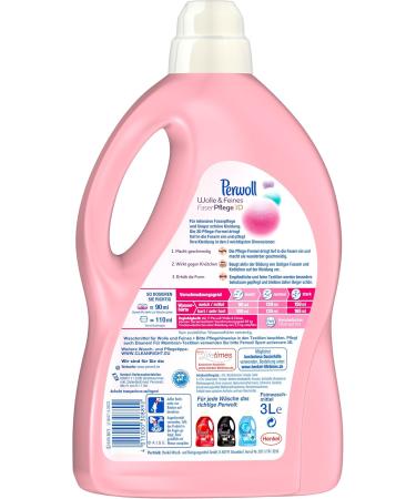 Perwoll Wool & Delicates Liquid Detergent - Pack of 2 (2 x 3L) | Best for Gentle Care & Optimal Cleaning - Buy Online on GoSupps.com