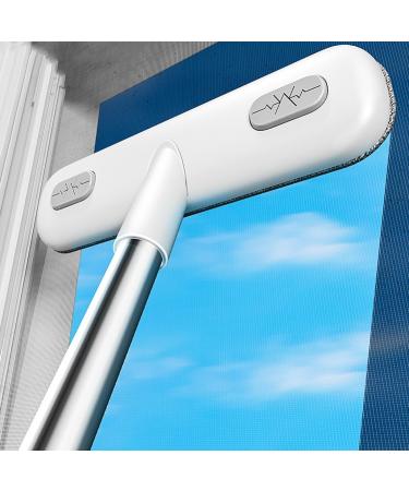 Screen Window Cleaning Brush Handheld Lengthen Double Sided Dust Cleaning Brush Window Cleaner Household Glass Cleaning