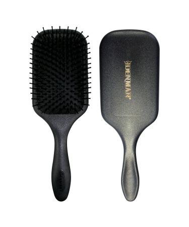 Denman (Black) Large Paddle Cushion Hair Brush for Blow Drying & Detangling - Comfortable Styling  Straightening & Smoothing - For Women and Men  P083 Black 1 Count (Pack of 1)