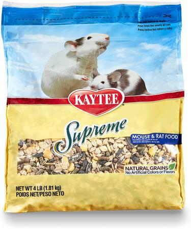 Kaytee Supreme Mouse and Rat Food 4lb - High-Quality Nutrition for Healthy Pets - Buy Online on GoSupps.com