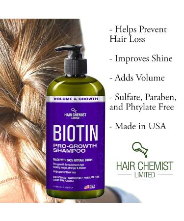 Biotin Pro-Growth Shampoo 33.8 oz. for Thinning Hair | Hair Chemist - Buy Online on GoSupps.com
