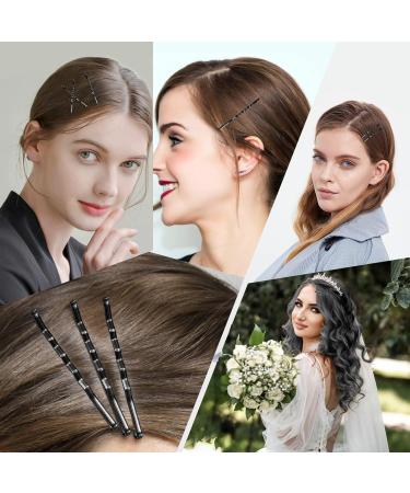 150pcs Black Hair Grips 7cm/2.75in Long Bobby Pins for Women & Girls - Ideal for Makeup & Hair Styling - Buy Online on GoSupps.com