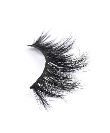 3D Mink 25mm False Eyelashes - LASGOOS Luxurious Soft & Thick Eyelashes for Weddings & Parties - 5 Pairs - Buy Online on GoSupps.com