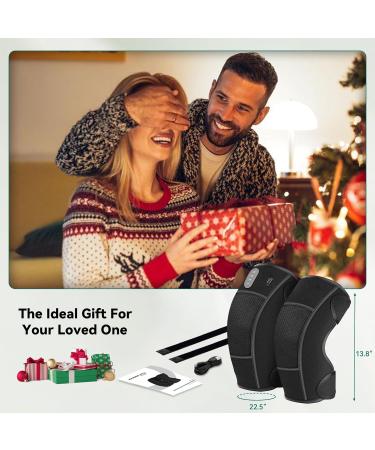 Snailax Heated Knee Massager - Pain Relief 3 Heat Levels & Vibration Modes Arthritis Knee Wrap Leg Massager (Not Cordless - Buy Online on GoSupps.com