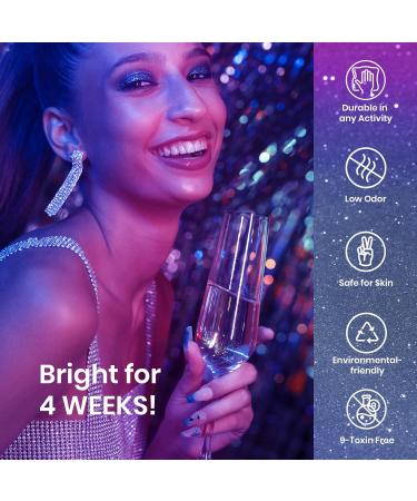 Beetles Nail Art Gel Liner Polish - 12 Reflective Glitter Colors | UV Soak Off Gel Kit for Spring Manicure Gifts - Buy Online on GoSupps.com