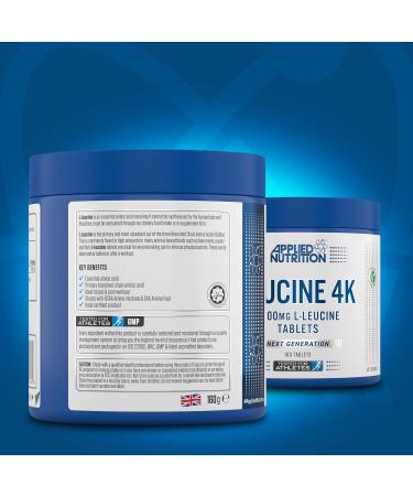 Leucine 4K 160 Capsules - Premium Quality Branched Chain Amino Acid Supplement - Buy Online on GoSupps.com