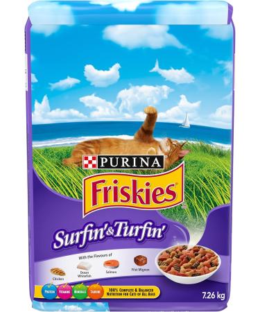 Friskies Gravy Swirlers | Surfin' & Turfin' Dry Cat Food (7.26 kg Bag each) - Buy Online on GoSupps.com