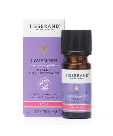 Tisserand Organic Lavender Essential Oil - Promote Sleep & Relaxation - Calming Aromatherapy - 0.3 oz - Buy Online on GoSupps.com