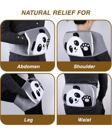 Premium Rubber Heat Bottle Set with Soft Covers & Support Belts for Neck Shoulder and Legs 3-Piece Collection - Buy Online on GoSupps.com