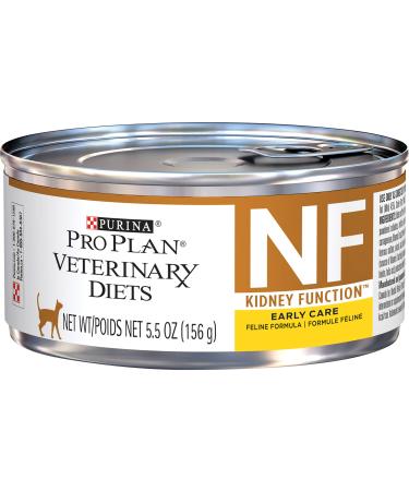 Purina Pro Plan Veterinary Diets NF Kidney Function Early Care Feline Formula Adult Wet Cat Food - (24) 5.5 oz. Cans - Buy Online on GoSupps.com