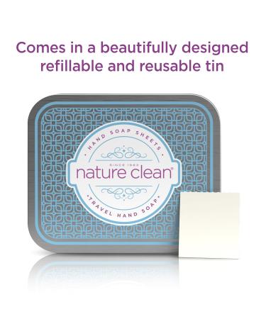 Nature Clean travel hand soap sheets for traveling - non-toxic, hypoallergenic, mini biodegradable paper soap sheets for travel, dissolvable portable soap for camping essentials refill - 80 units 80 Count (Pack of 1) - Buy Online on GoSupps.com