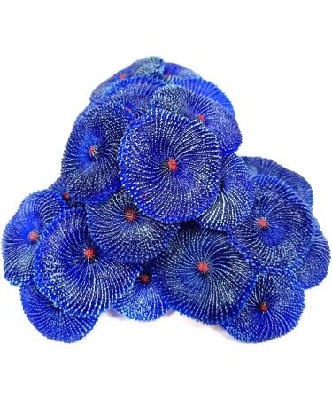 Buy 4-PC Artificial Coral Ornaments for Aquariums - Blue Corals & Underwater Plants for Stunning Fish Tank Decor - Buy Online on GoSupps.com