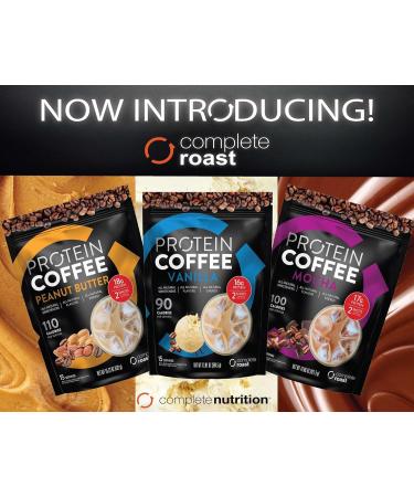 Complete Roast Vanilla - Gourmet All Natural Coffee Protein | 15 Servings - International Shipping Available - Buy Online on GoSupps.com