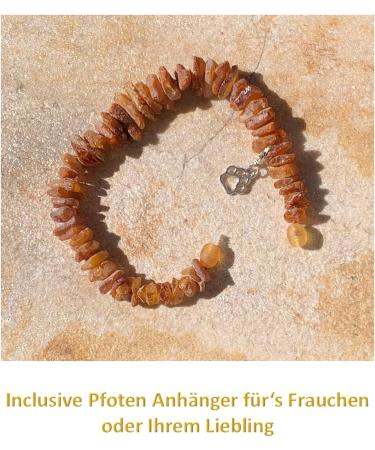 TOPAZ Amber Necklace for Dogs & Cats | Natural Tick & Flea Protection | Handmade 30 cm - Buy Online on GoSupps.com