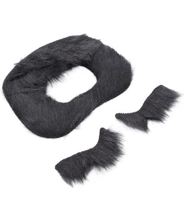 Exquisite Clothing Fake Beard Self Adhesive Beard Eyebrow Stickers Party Supplies Accessories - Buy Online on GoSupps.com
