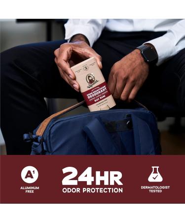 Dr. Squatch Natural Deodorant for Men 3 Pack Bay Rum Odor-Squatching Men's Deodorant Aluminum Free (2.65 oz 3 Pack) - Buy Online on GoSupps.com